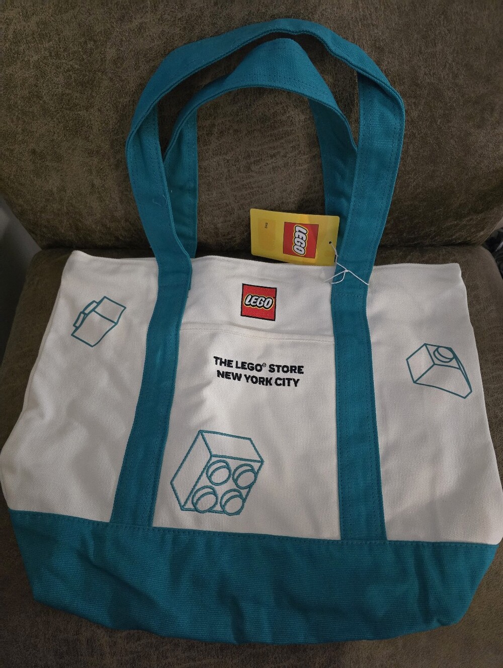 The Lego Store New York City Tote Bag